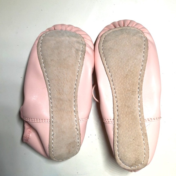 Girls’ Pink Ballet Slippers - Picture 2 of 3